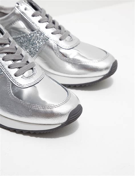 michael kors silver designer shoes